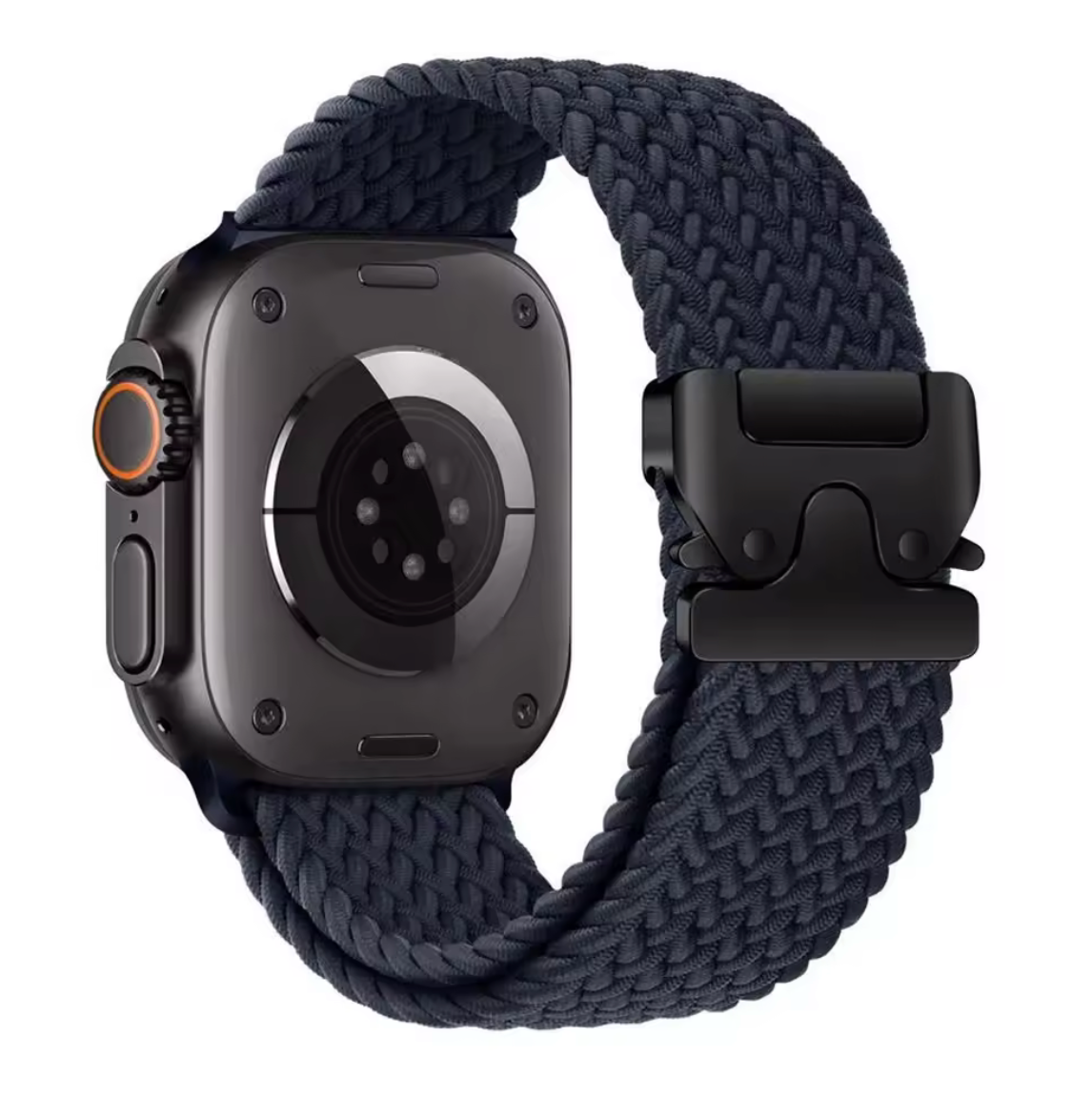 Bracelet tressé à Boucle Parachute pour Apple Watch | Midnight