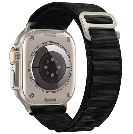 Bracelet à Boucle Alpine pour Apple Watch| Black