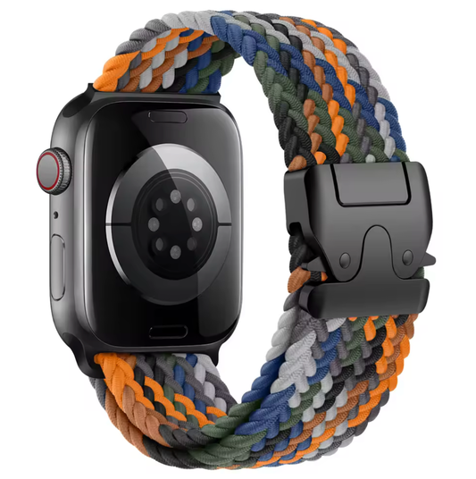 Bracelet tressé à Boucle Parachute pour Apple Watch | Cowboy