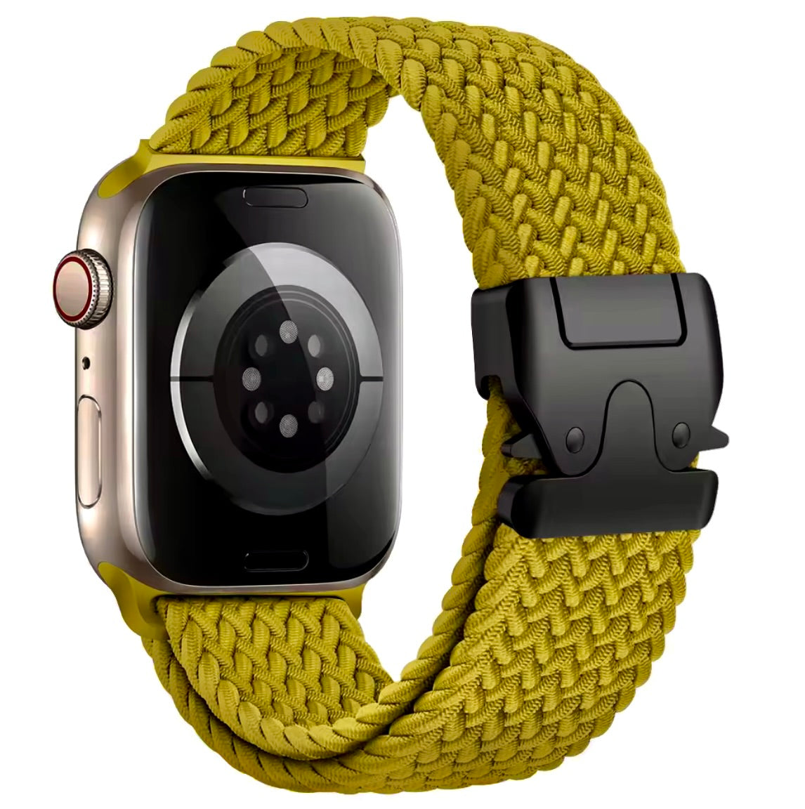 Bracelet tressé à Boucle Parachute pour Apple Watch | Wheat