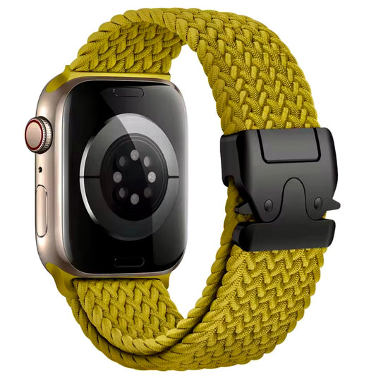 Bracelet tressé à Boucle Parachute pour Apple Watch | Wheat